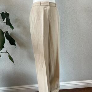 Ralph Lauren Cream Linen/Silk Pants